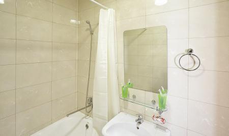 Санузел в одноместном номере