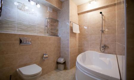 Санузел двухместного люкса 45 кв.м