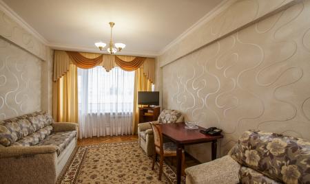 Зал двухместного люкса трехкомнатного 60 кв.м.