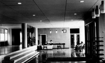 Вестибюль санатория 1966 год